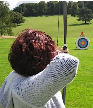 Enjoying Archery Outside