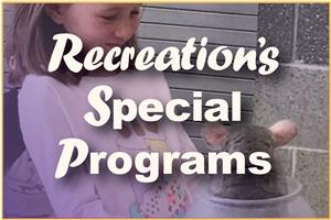 Recreation's Special Program - chinchilla